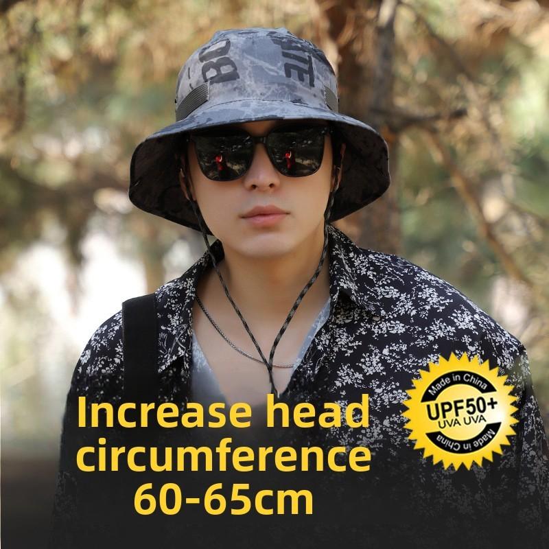 Sun Protection Fisherman Hat With Large Brim For Summer Travel And Outdoor Activities