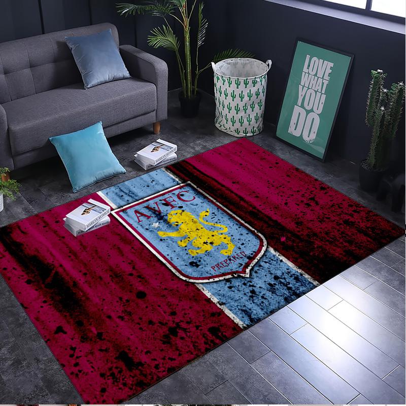 1PC Rug Football Villa Design Carpet, Chair Rug,Area Rug for Office Bedroom Living Rooms Bedroom, Doormat Decor Christmas Fan Gifts