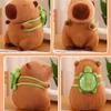 Detachable Turtles Backpack Capybaras Plush Toy Super Soft PP Cotton Hugging Doll Birthday Christmas Gift