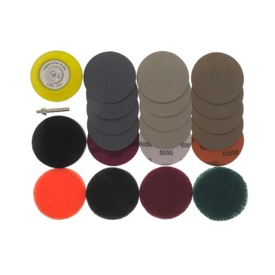 21Piece Polishing Sandpaper Set For Automotive Headlight Restoration Car Lens Refinishing With 3Inch Sanding Discs