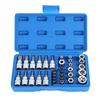 Universal Impact Socket Set, E10-E24 External Torque Socket Kit, Wrench Impact Socket, Metric Socket Set Auto Repair Tool (19Pcs/Set, 34Pcs/Set)