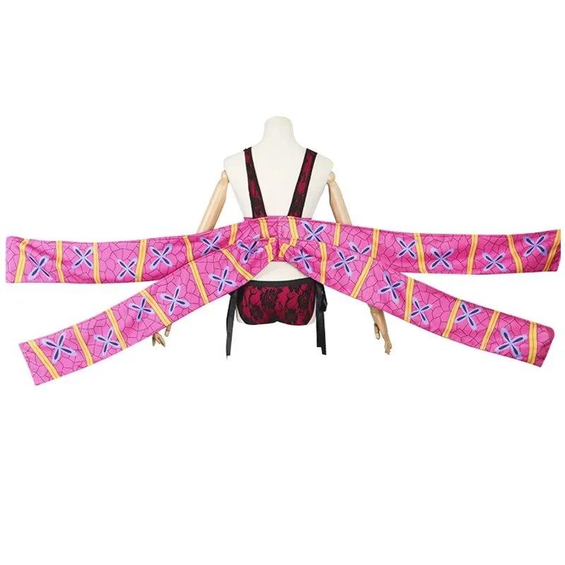 Anime Demon Slayer Kimetsu No Yaiba Daki Cosplay Costume Headwear Sexy Uniform Girls Women Halloween Carnival Clothes