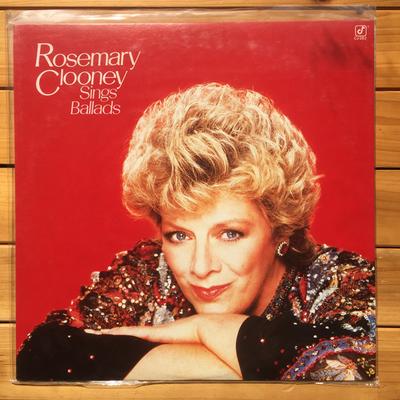 LP Record ROSEMARY CLOONEY  Rosemary Clooney Sings Ballads K26P6392  CONCORD JAZZ 1986 Japan Jazz Used
