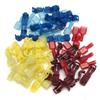 220x Motorcycle T Tap Wire Connector Clip Cable Latch Insulated Terminal 3xColor