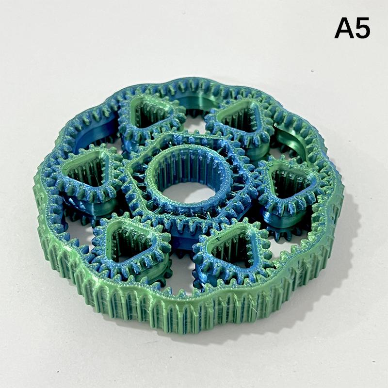 

3D Printed Toys Gears Model Revolve Ornament Hand Spinner Gyro Toy Anxiety Relief Decompression Fidget Toy Novelty Gifts