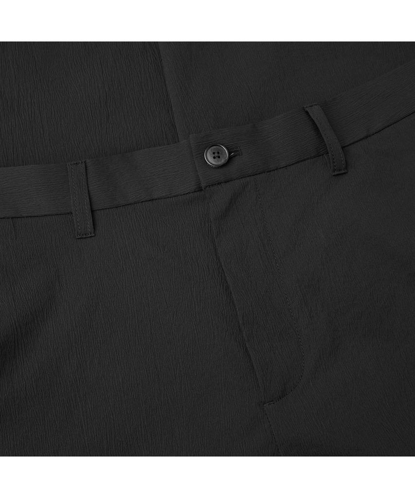 Keoseuuteommellou [Essentials] Black Loose Fit Pleats Setup Pants C9Pam26422Bkx