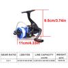 FTK Fishing Rod Reel Combo 4.92FT Rod Fishing Reel with Line and Lure Hooks Se