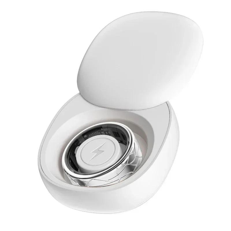 Smart Ring Women Health Tracker Heart Rate Blood Oxygen Camera Control Brush Video 5ATM Waterproof Multi-sport Men Fitness Ring