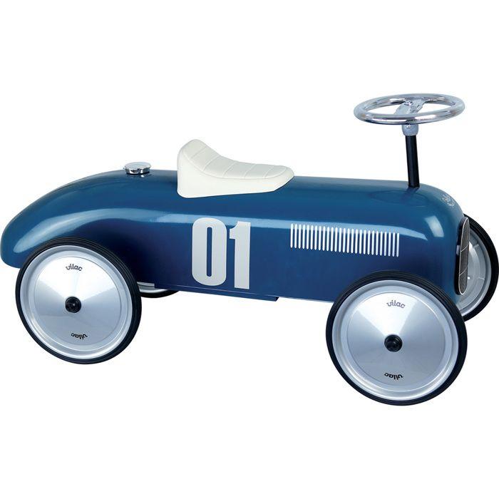Vilac - Porteur voiture vintage bleu pétrole