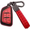 for Cadillac Key Fob Cover Soft TPU with Keychain Shell Full Protective Cover Remote Smart Key Fob Case Compatible with 2020-2023 Cadillac Escalade