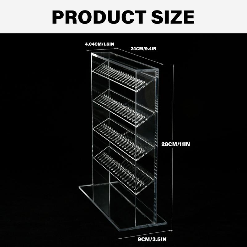 Acryl Transparent Schmuckständer Klar Mehrschichtige Ohrringe Halsketten Aufbewahrungspanel Zubehör Organizer