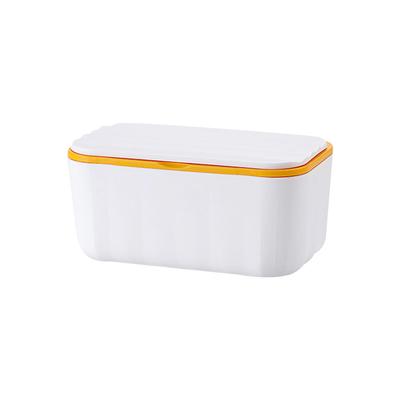 Cat-proof Tissue Box with Lid, Simple and Cute, Cat-proof, Spring-loaded, White, Child-proof, Tissue Box