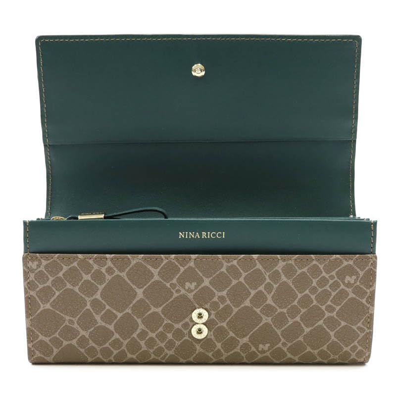 Nina Ricci Atre Nouveau Purse Green 85-8205 Women's