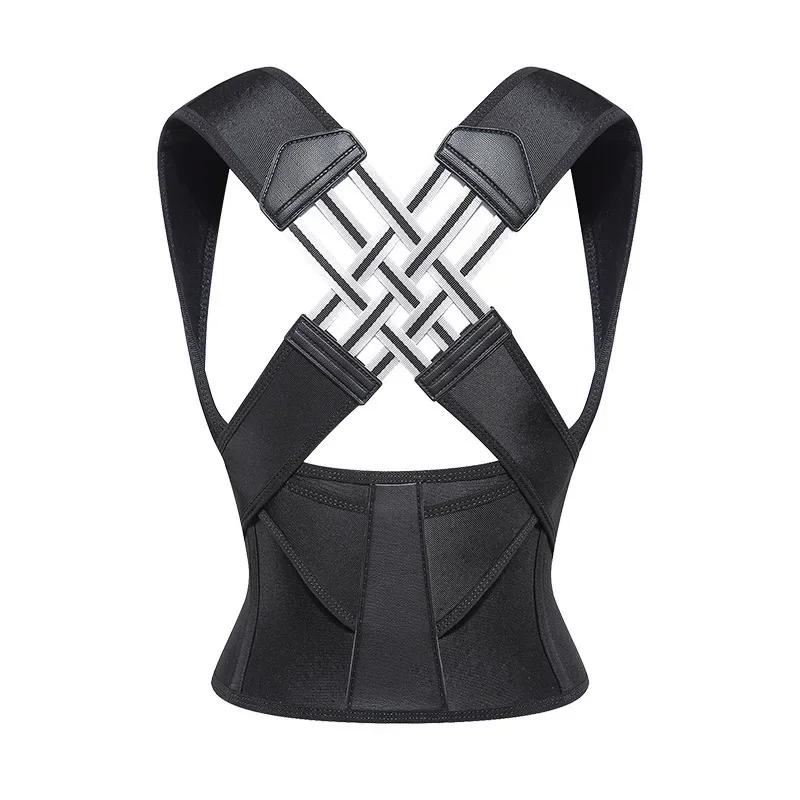 

Posture Corrector for Women and Men, Adjustable Shoulder Posture Brace, Back Straightener Posture, Used for Middle Upper Spine XXXL чорний
