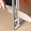 Stainless Steel Double-Sided Cutting Board with Sharpener, Diamond Texture, Wheat Straw, Large Size - Kitchenware Household.