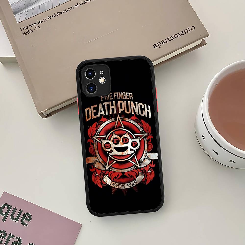 Popular Band F-Five Finger Death Punch Matte Protective Case For IPhone 16 15 14 13 12 11 Pro Max X XS MAX Protection Case