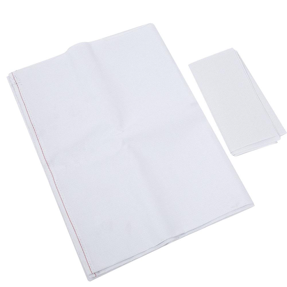 Cross Stitch Fabric Embroidery Hand Woven Mesh Gridding Cloth 14 CT Houseware Carpet DIY Accessory