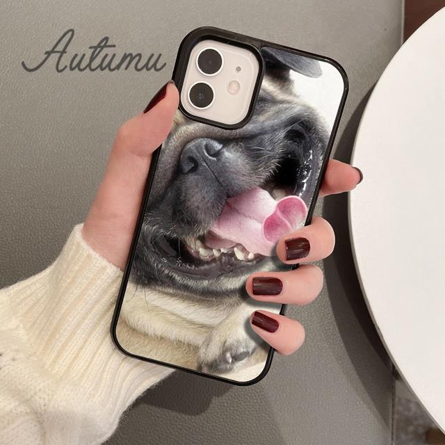 CUTE PUPPY PUG DOG MOPS Phone Case for iPhone 17 Air 15 16 11 12 13 14 Pro Max Plus coque Fundas Shell