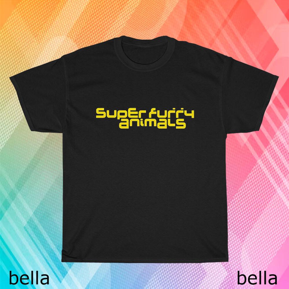 

New Super Furry Animals Logo T-Shirt Funny Size S to 5XL XL