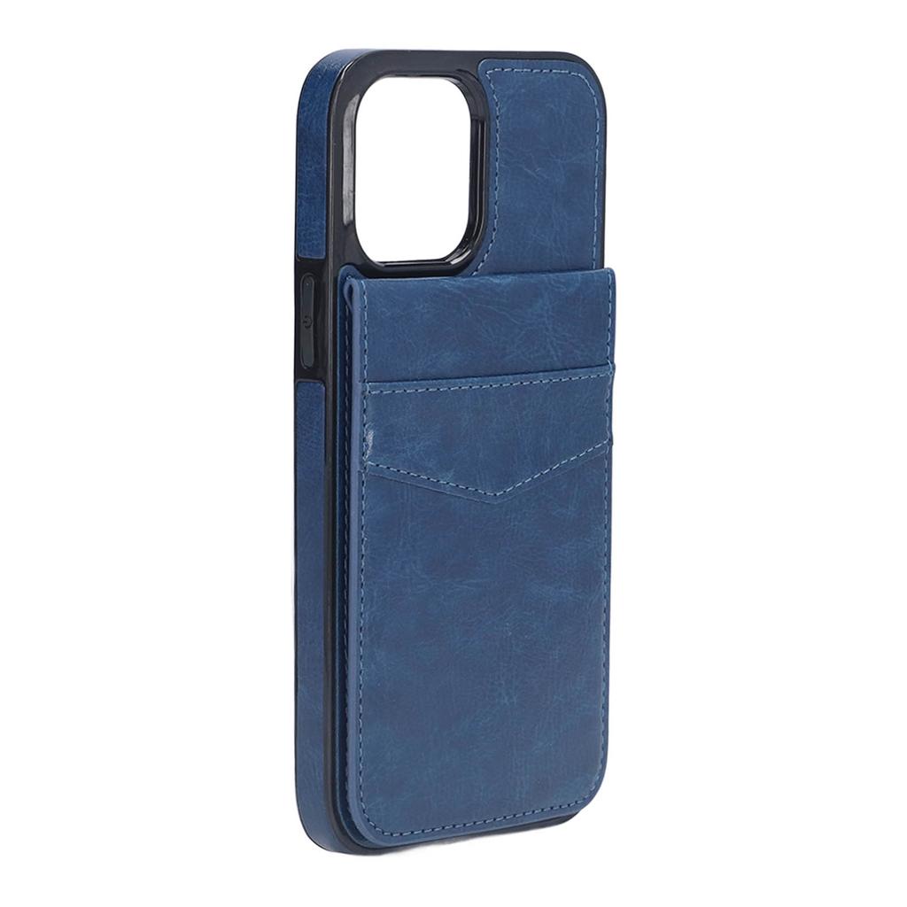 Mobile Phone Leather Case Magnetic Buckle Phone Case Wallet with Credit Card Holder for IPhone 13 Pro Max 6.7inch
