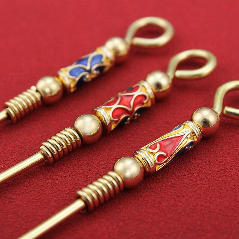 Pirinç Kulak Temizleme Aleti Sanat Eseri Kulak Kaşıyıcı Araba Anahtarlık Kolye Ucu