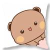 Office Living Room Home Pillowcase Kawaii Anime Bear Pattern Pillowcase Car Ornaments