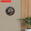 2d flat 20*20cm Wooden Sign, Creative Tiger Pattern Wooden Sign Decor, Home Decor, Wall Decoration, for Home, Kitchen, Garden, Bedroom, Bar Decor.