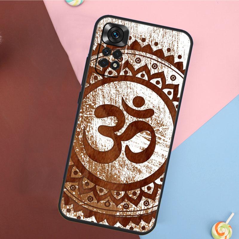 Yoga Om Hindu Symbol Cover For Xiaomi Redmi Note 13 14 Pro 12 11 9 10 9S 10S 11S 12S Redmi 14C 10C 12C 13C Case