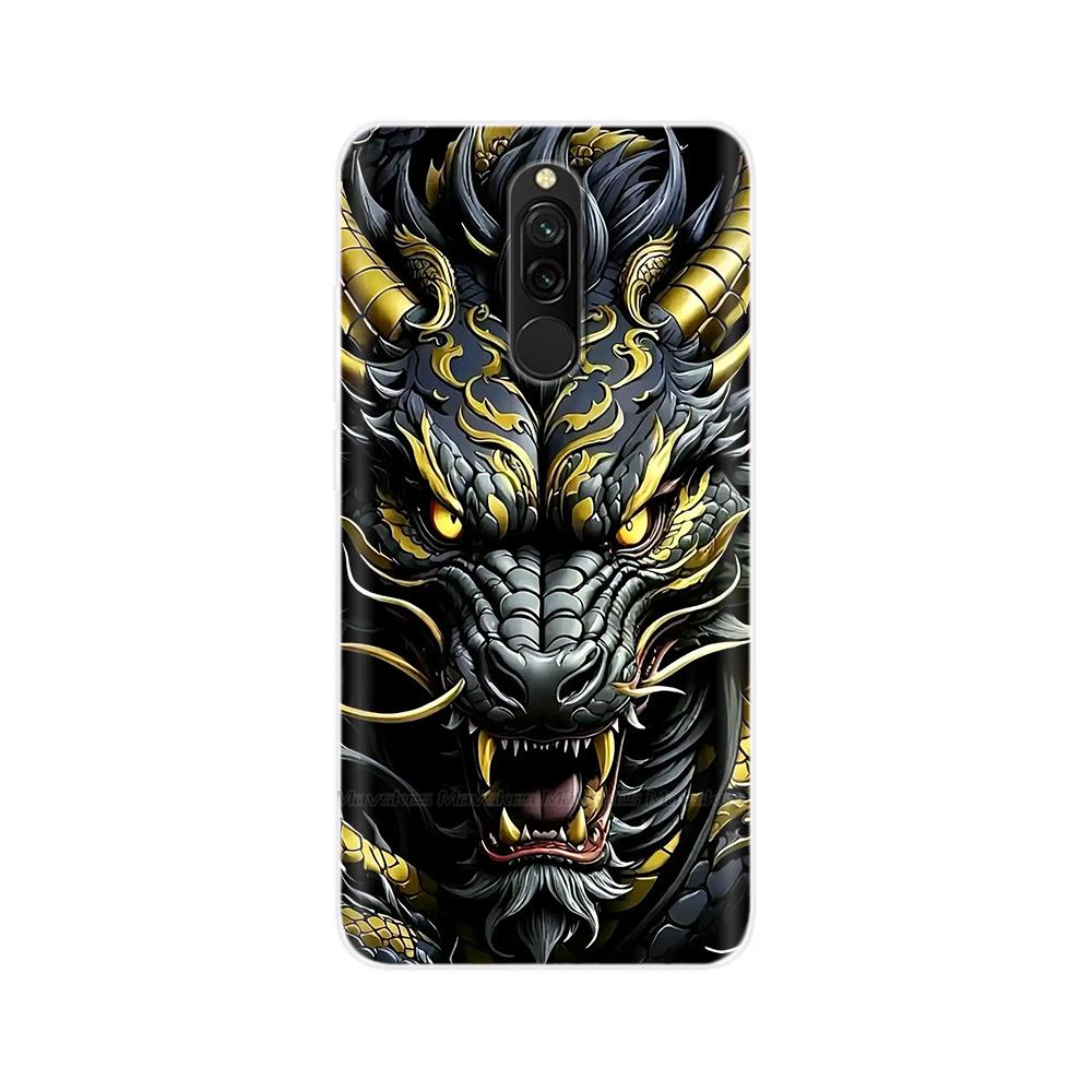 For Redmi 8 8A Pro Case TPU Silicone Shockproof Cat Phone Cover For Redmi 8 8A 7 7A redmi7 Transparent Funda Printing Soft Coque