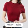 Women's Seamless 100% Wool Slim Fit Base Layer Sweater