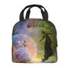 Glinda Elphaba Wicked For Good Thermal Insulated Lunch Bags for Travel Portable Food Bag Container Cooler Thermal Lunch Boxes