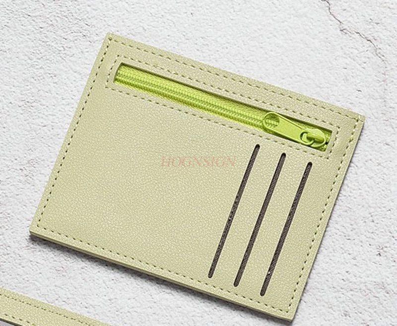 1pcs Women's Compact Ultra-Thin Mini Card Wallet, Adorable Minimalist Driver's License Card Holder & Coin Purse