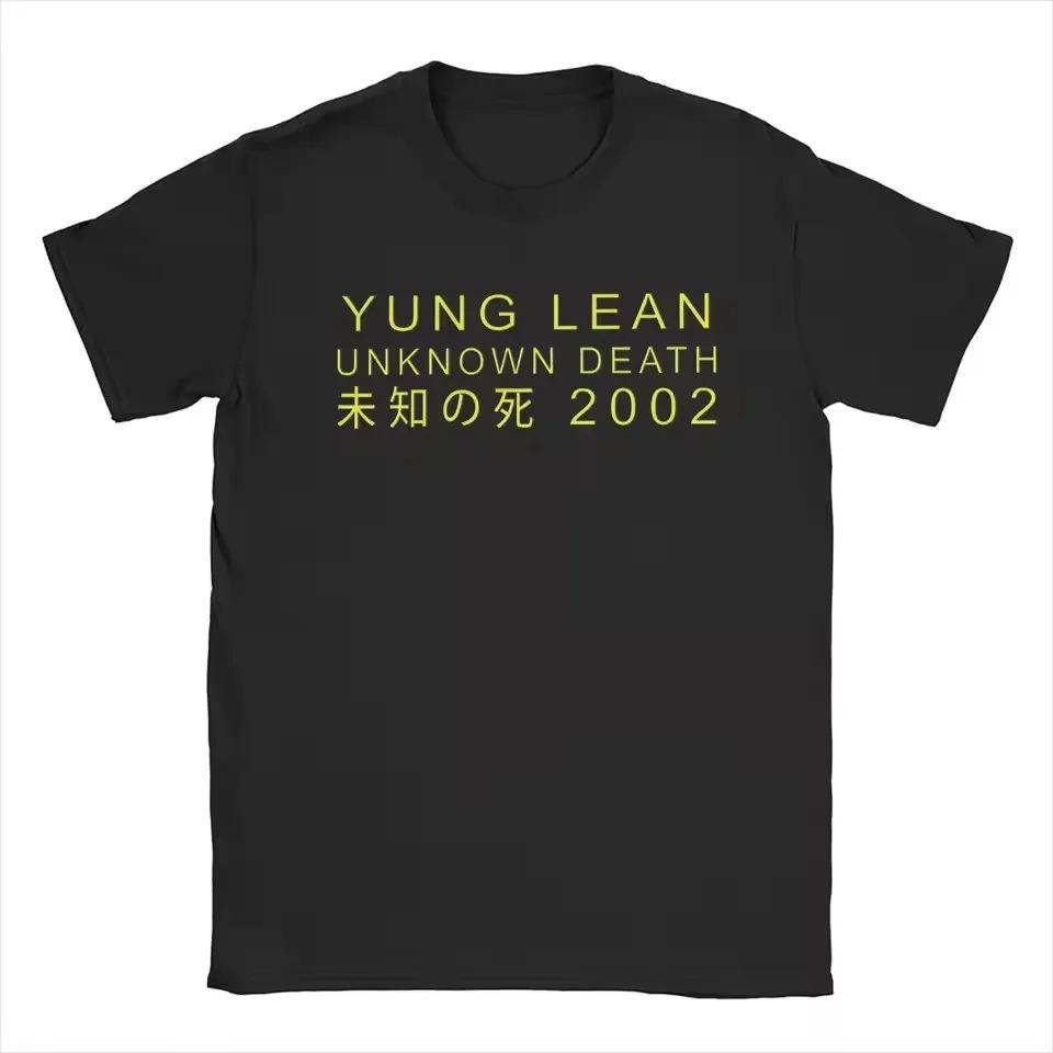 

Yung Lean Unknown Death 2002 Album Tour T Shirt Unisex Fashion Casual Short Sleeve Tshirts Unisex High Quality Tshirt S