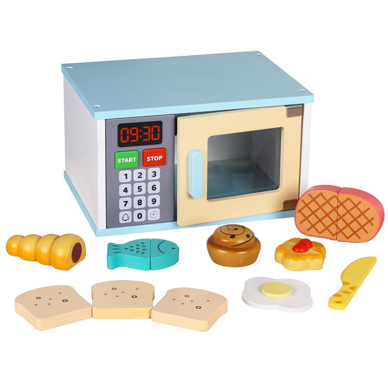 Wooden Educational Pretend Play Kitchen Set for Kids