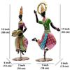 Exquisite Handcrafted Antique Dancer Figurines – Traditional Indian Folk Dance Showpieces for Elegant Home Decor and Cultural Gifts