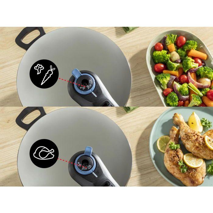 Tefal Set d'autocuiseurs 4 6l Secure Trendy P2584301