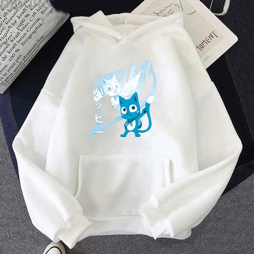 

Harajuku Аниме Fairy Tail Hooded Happy Cute Print Men Women Hoodies Oversize Sweatshirt Harajuku Comfortable Unisex Streetwear XS