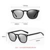 Polarized UV400 for with Leather Storage Pouch Frost [OptiPro] Sunglasses, Photochromic, Protection, Ultralight, Fashionable, Commuting, Driving,