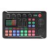 Live Podcast DJ Equipment F998 Sound Card Console Studio Soundcard Professional Sound Mixer For PC Condenser USB Wired