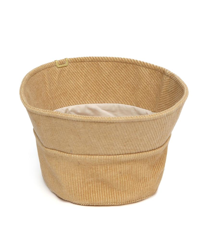 Eondeokeonteulolseutyudio Corduroy Short-Brimmed Bucket Hat Plain Bucket / Pigment Cd / D Beige