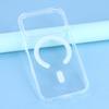 For iPhone 17 Pro Max Magnetic Case Acrylic+TPU Clear Phone Cover