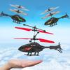 Watch Wrist Hand Controlled Induction Aircraft Impact Resistant Helicopter with Lighting Rechargeable Mini RC Drone