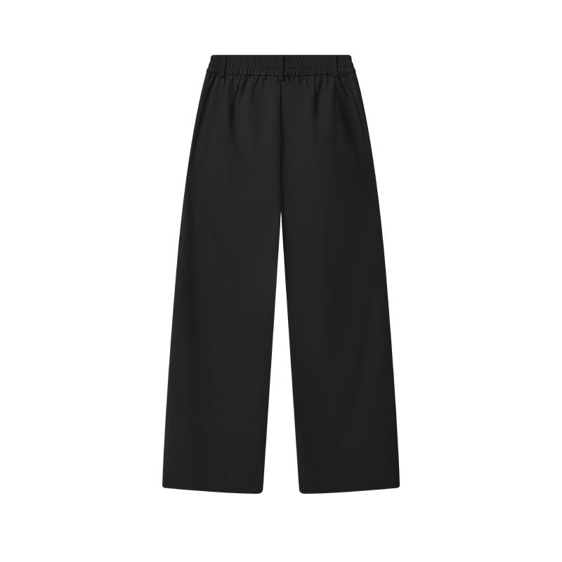 Fila Original Fashion Simple Personality Retro Sports Casual Versatile Comfortable Straight Leg Woven Pants Women Bottoms F11W539803FBK