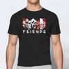 T-shirt z nadrukiem SMI Friends Oversize Krótki rękaw Mężczyźni Kobiety Letni Streetwear Bawełniany Streetwear Krótki rękaw Damska Męska Odzież