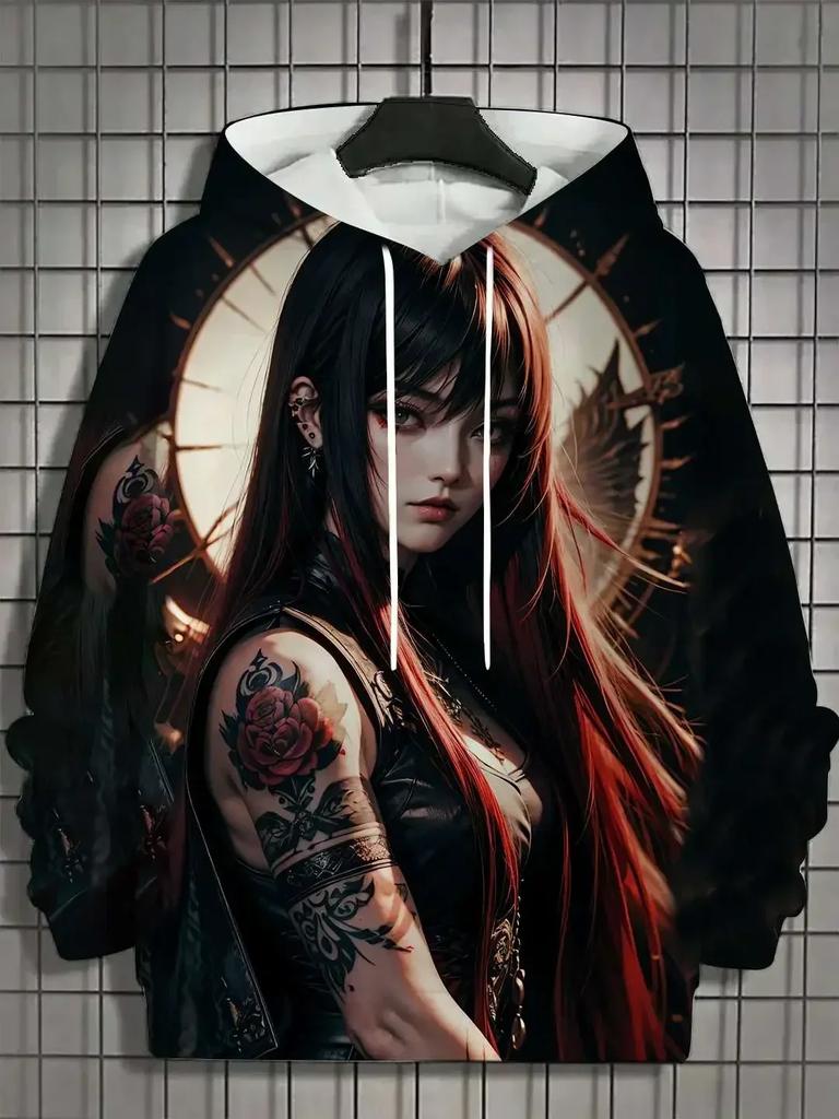 3D Printed  Anime Women's Men's Fashion Hoodies Autumn Winter Designer Hoodies Casual Sweatshirts Comfortable Warm Long Sleeve