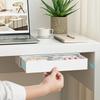 White Under Desk Storage Box Hidden Design Storage Box Hidden Storage Organizer Organizer Drawer Self Adhesive