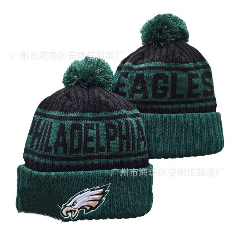 Colorful Pom Knit Beanie Team Sports Warm Winter Hat Basketball Fans