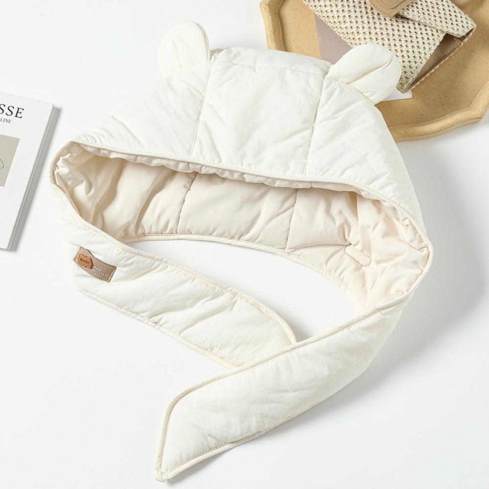 

Зимостойкая зимняя шапка-пилот, утолщенная лыжная шапка Лэй Фэн, модная пуховая хлопковая шапка-пуловер, мужская белый