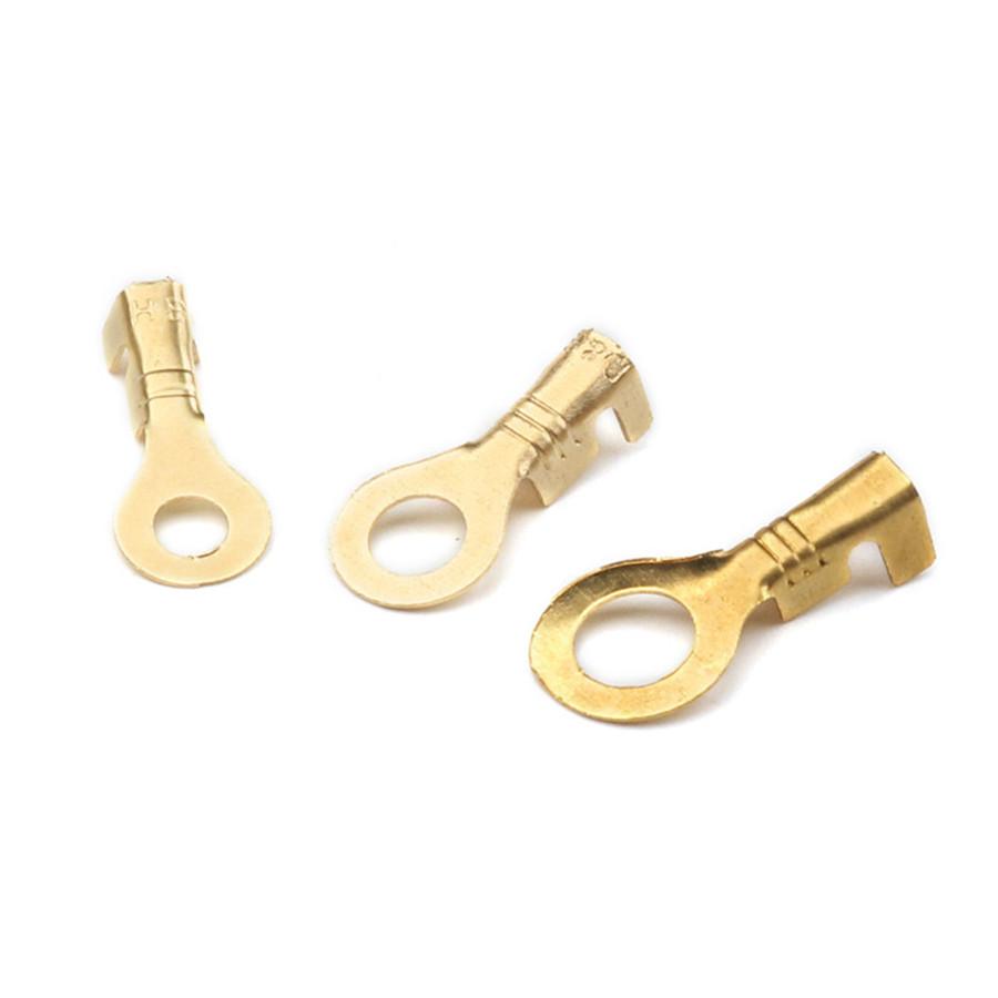 150Pcs Ring Type Brass Non-insulated Crimp Terminals Cable Wire Connectors Set