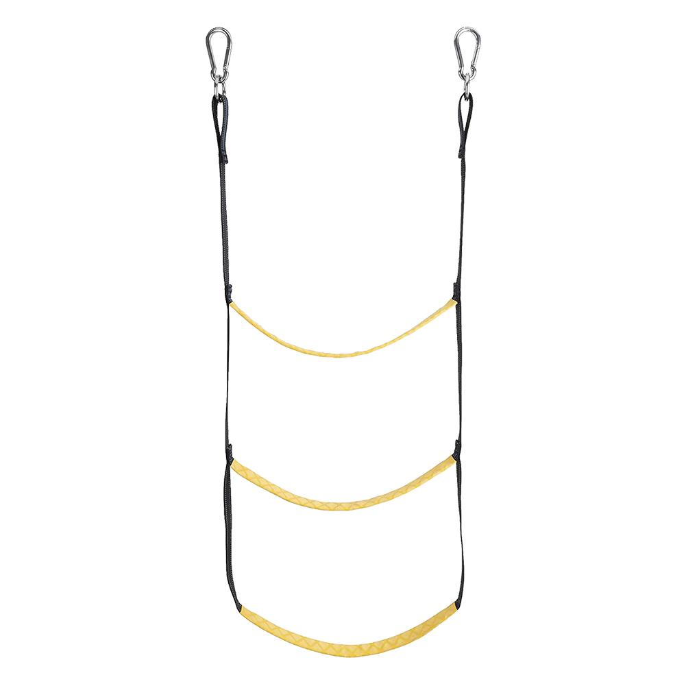 Boat Rope Ladder With Hook Portable Folding Soft Boarding Ladders For Inflatable Boat Kayak Motorboat Fluorescent Green-3 Steps#1